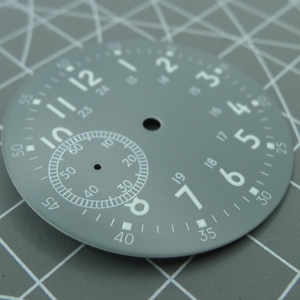 39mm Watch Dial Green Lume Suitable for ETA6497 ST3600 Movement