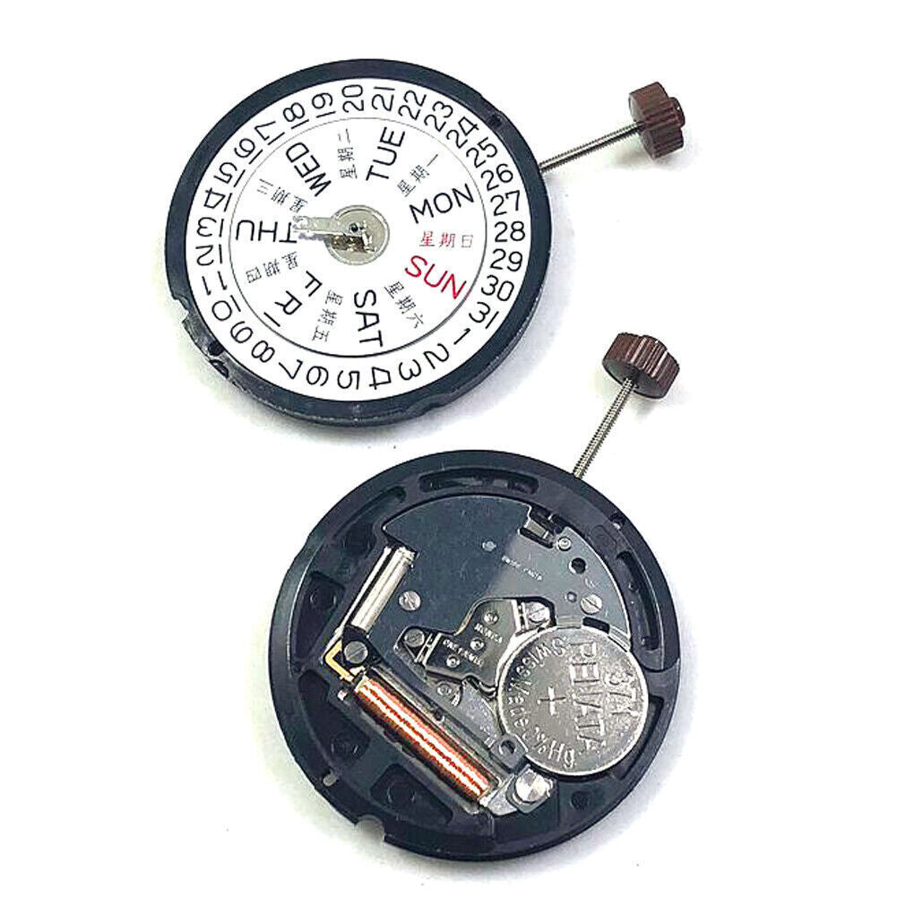 Ronda 517 Quartz Watch Movement English & Chinese Day and Date at 3 Swiss Parts