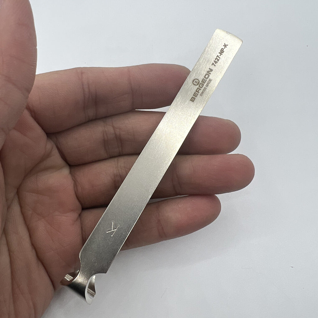 Bergeon 7427-NP-K Cutting Tweezers for Fine Watch Coils & Spring Watchmaker Tool