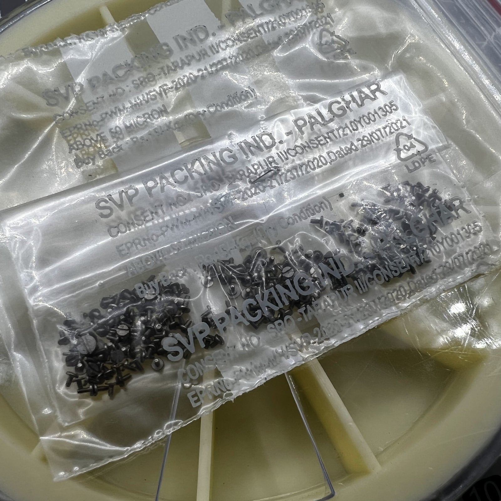 Stainless Steel Mini Watch Screws Assortment of 250pcs Screws