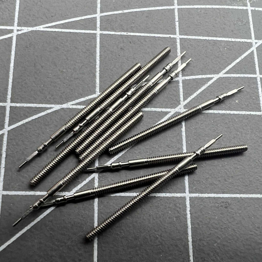 5 PIECES Watch Winding Stems Fit for Miyota 1N12 1M12 1L02 1M02 1L12