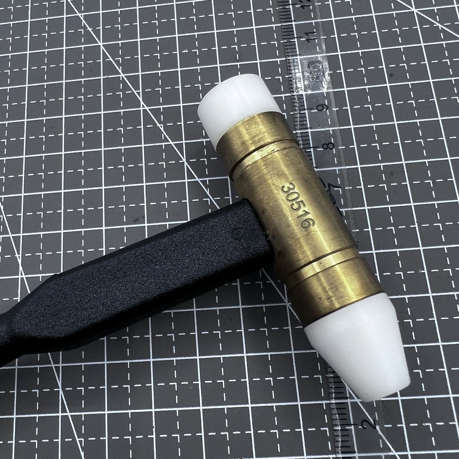 Swiss Bergeon 30516 Hammer with Interchangeable Tips Plastic Handle