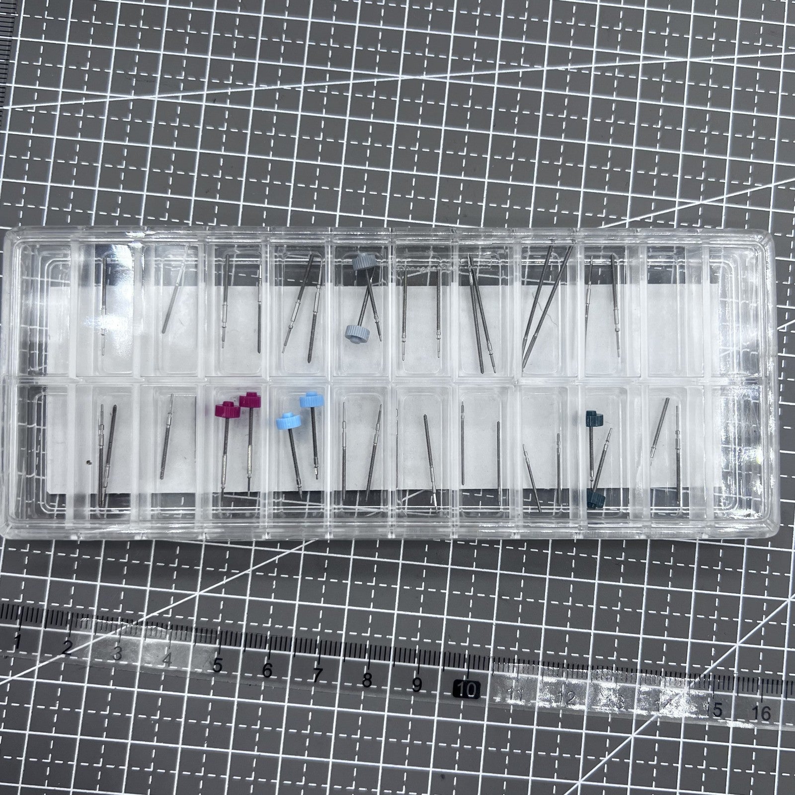 38 PIECES,Total 19 Sizes Original Ronda Watch Stems Assortment #AM-6063RDP