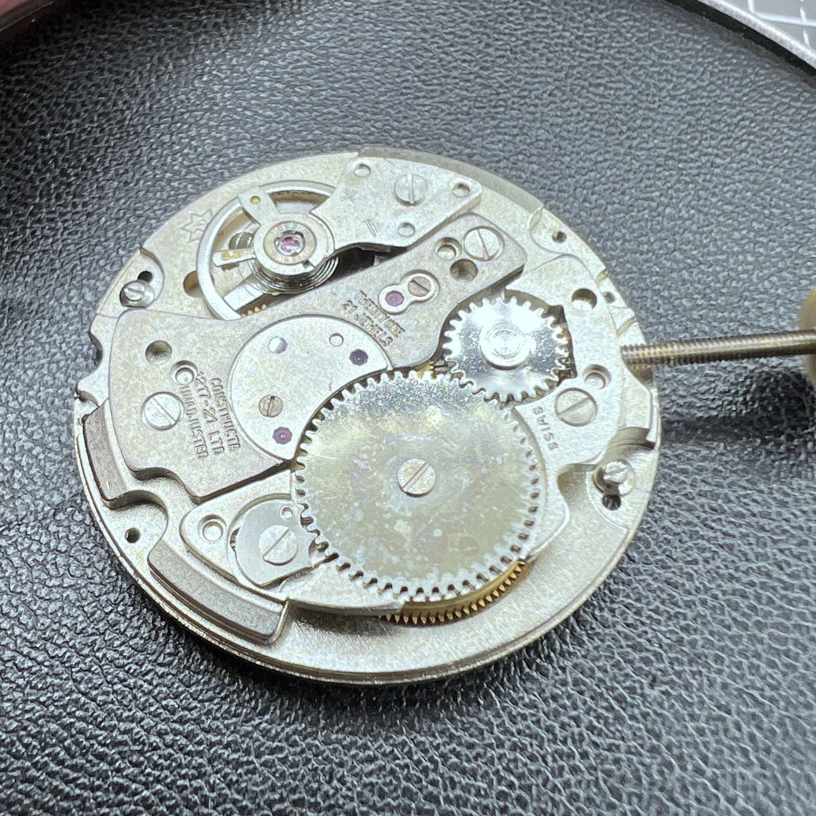 Swiss Disassembled RONDA MATIC 1217-21 Manual Winding Movement