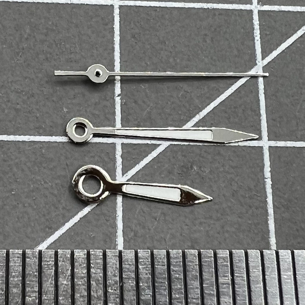 2 Sets/Pack12mm Silver Green Luminous Hands for Ronda 515 Quartz Movement