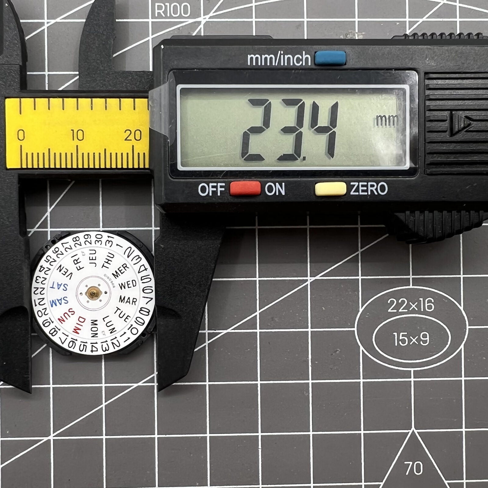 Japan Hattori Epson VX43 VX43E Watch Quartz Movement