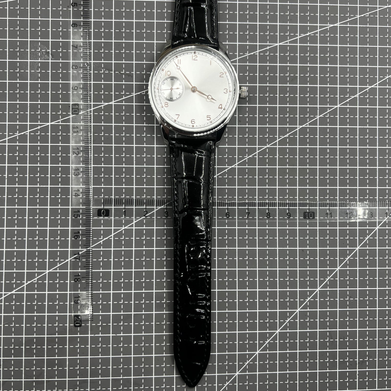 42mm Men Watch Seagull ST3600 Manual Chain Up Mechanical Movement