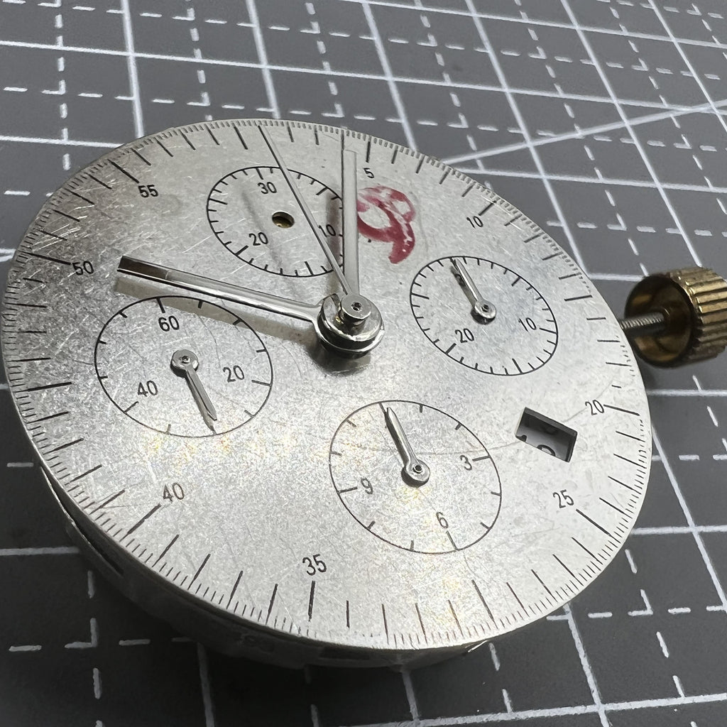 Black Dandong 7753 7750 Automatic Mechanical Movement Small Second@9