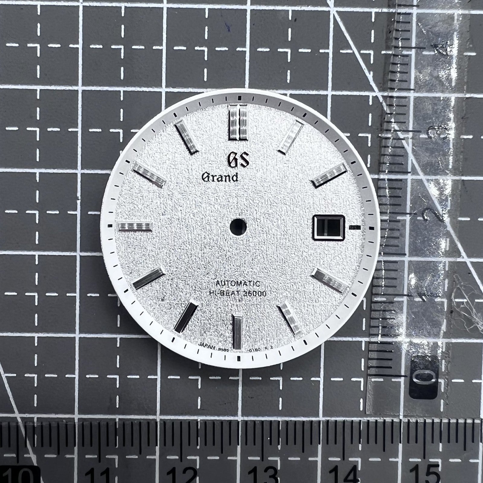 Modified Silver Datejust Watch Dial 33mm Without Lume for Movement NH35 NH36