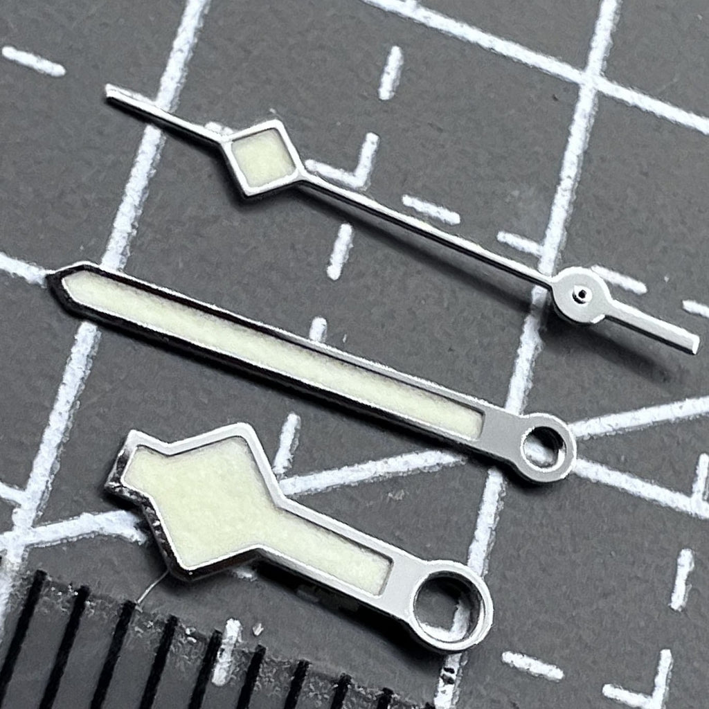 Snowflake Shape C3 Orange Lume Hands Set for NH34 NH35 NH36 NH38 NH39 NH70