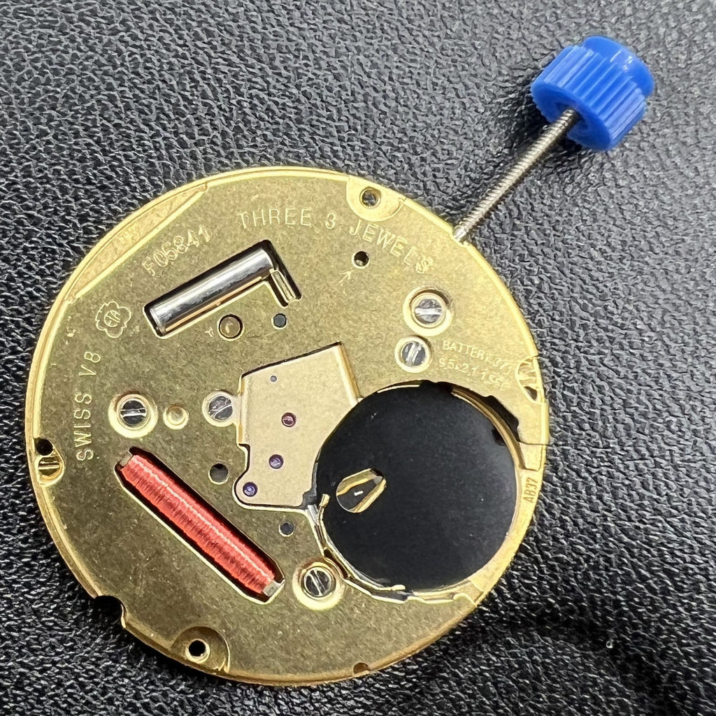 Swiss Made ETA F05.841 V8 Quartz Movement Single Calendar Date At 3 Movement