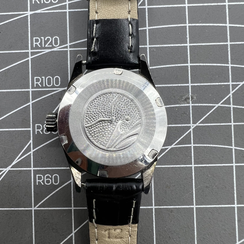 27mm Tianjin Seagull Manual Mechanical Ladies Watch Round Case Golden Nail