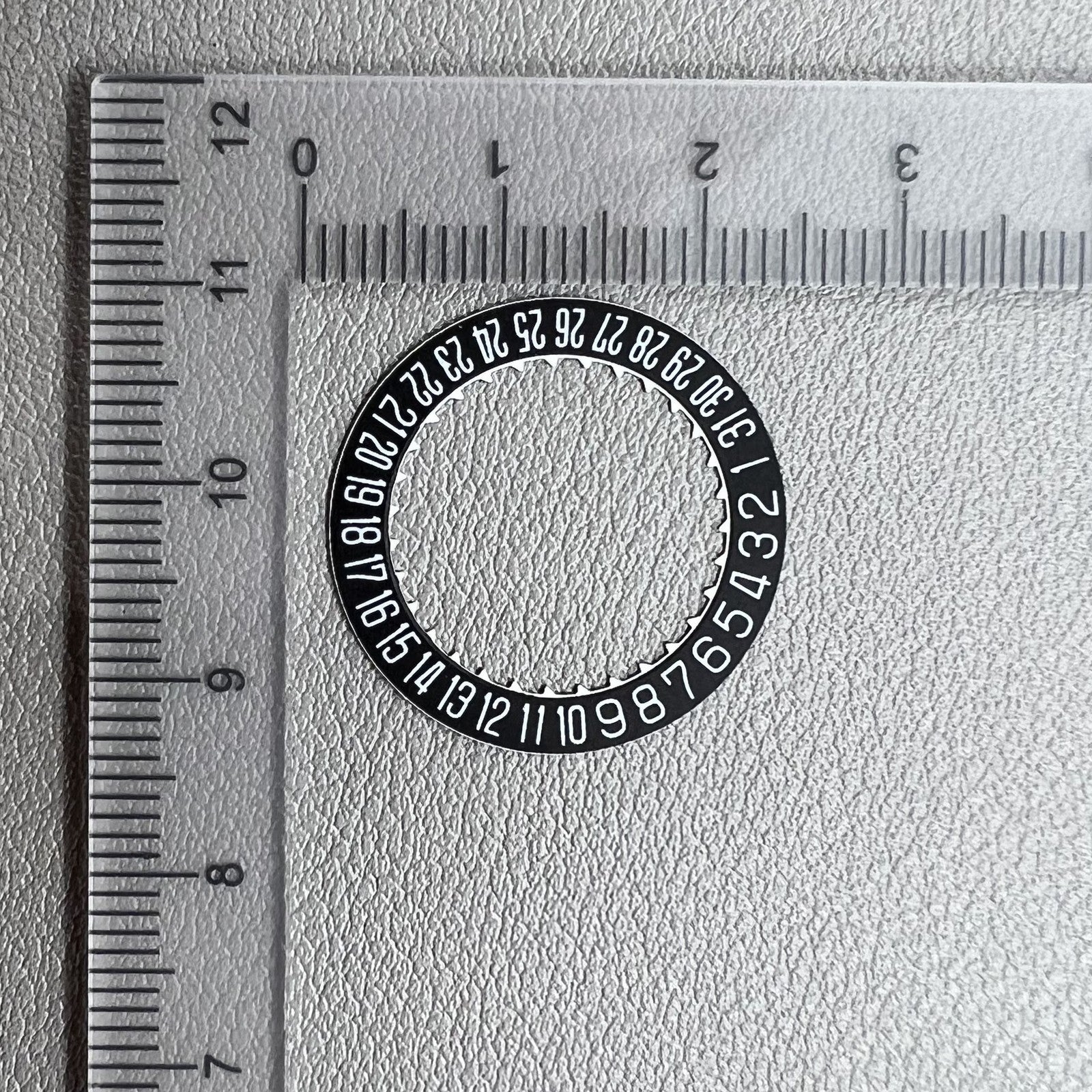 2 PIECES Black Date Disk Wheel Date Wheel Date At 3 for Miyota 9015 Movement