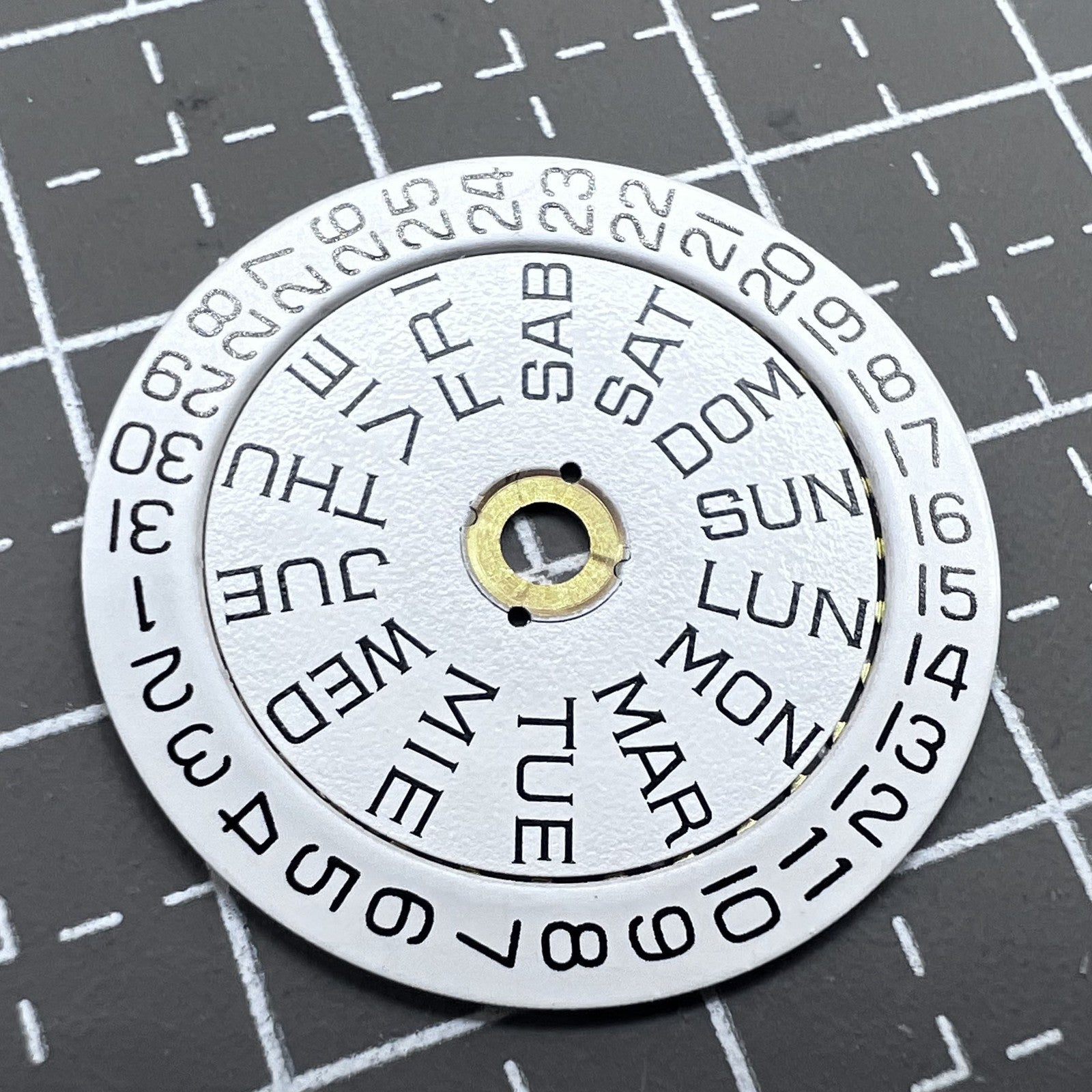 Date Week Disk Wheel Date Wheel for ETA 2846 2836 Movement #2846-1111