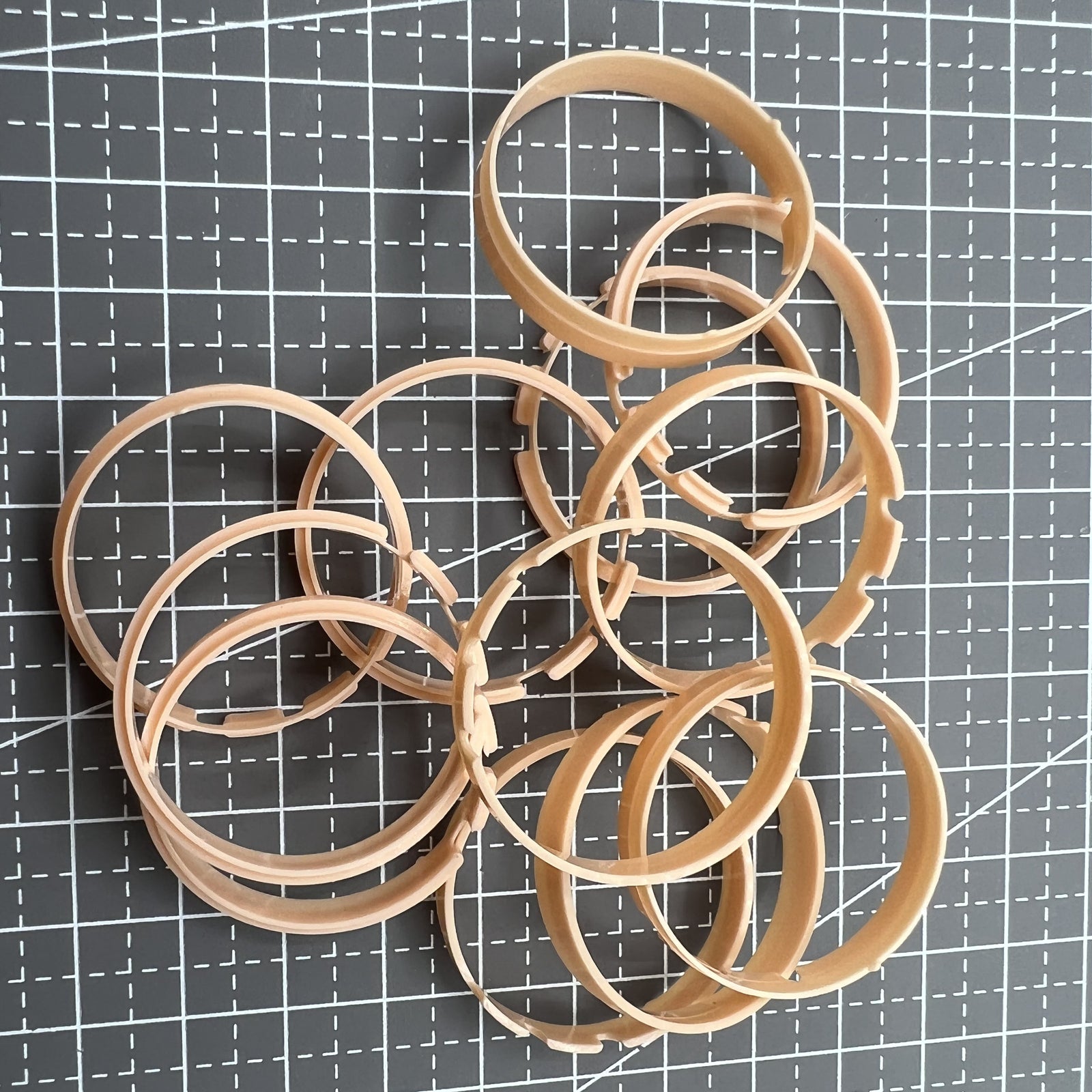 12 PIECES 2 Ligne Sizes Movement Case Spacer Casing Ring Holder #AC-676-13.5