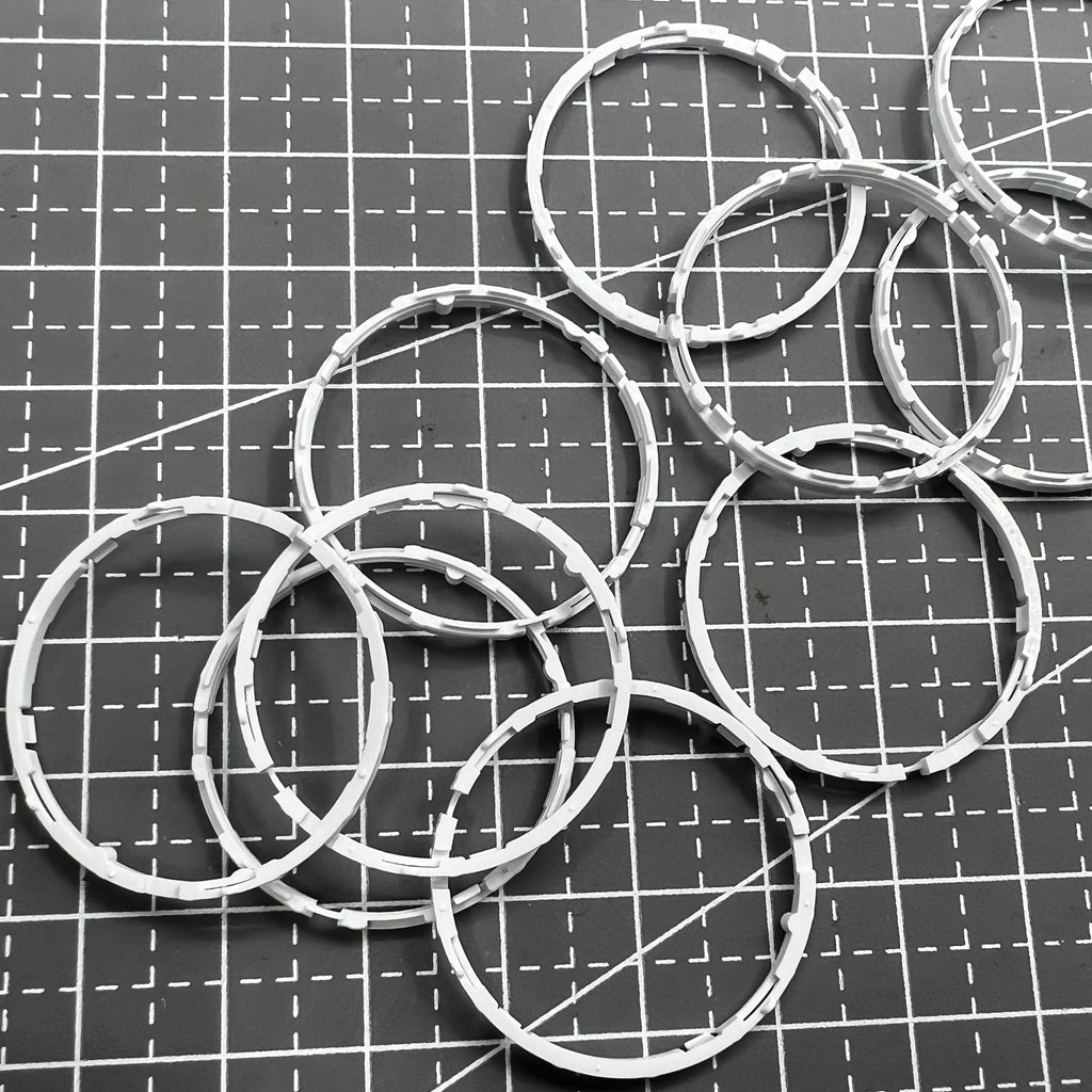 5 PIECES Watch Case Movement Cushion Mount Spacer Ring Generic for Miyota 9015