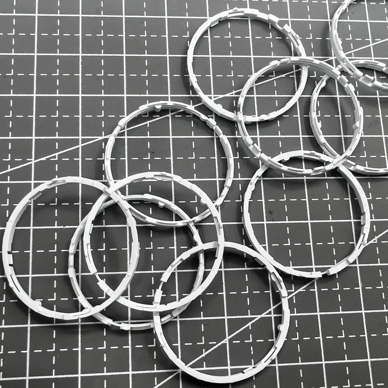 5 PIECES Watch Case Movement Cushion Mount Spacer Ring Generic for Miyota 9015