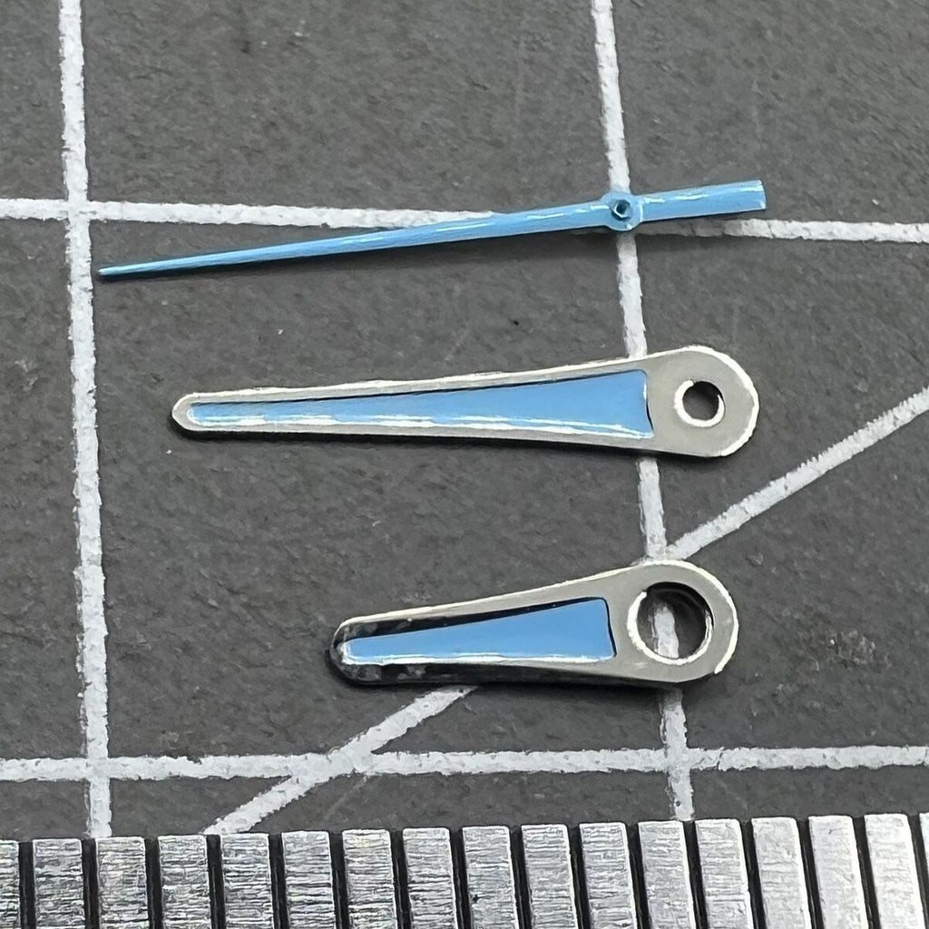 2 Sets/Pack Blue Painted Sets of Watch Hands for Miyota 2035 Movement