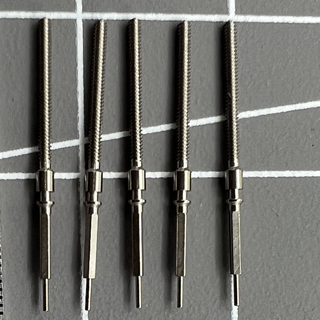 5 PIECES Watch Winding Stems Spare Parts Fit for ST2555 Movement