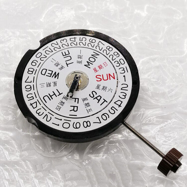 Ronda 507 Quartz Watch Movement Swiss Parts English & Chinese Character