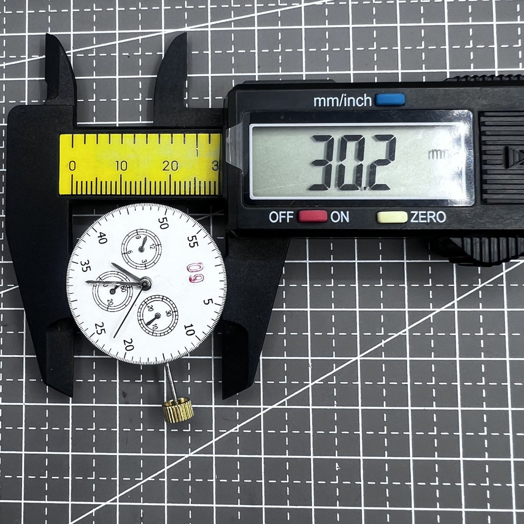 Made China 7750 Automatic Chronograph Movement @3 @6 @9 ETA 7753 Configuration