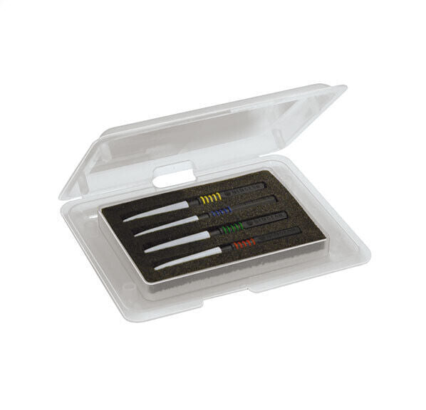 Bergeon 7013-4 Metal Dip Oilers Ergonomic Oil Grease Precision Applicator Set of