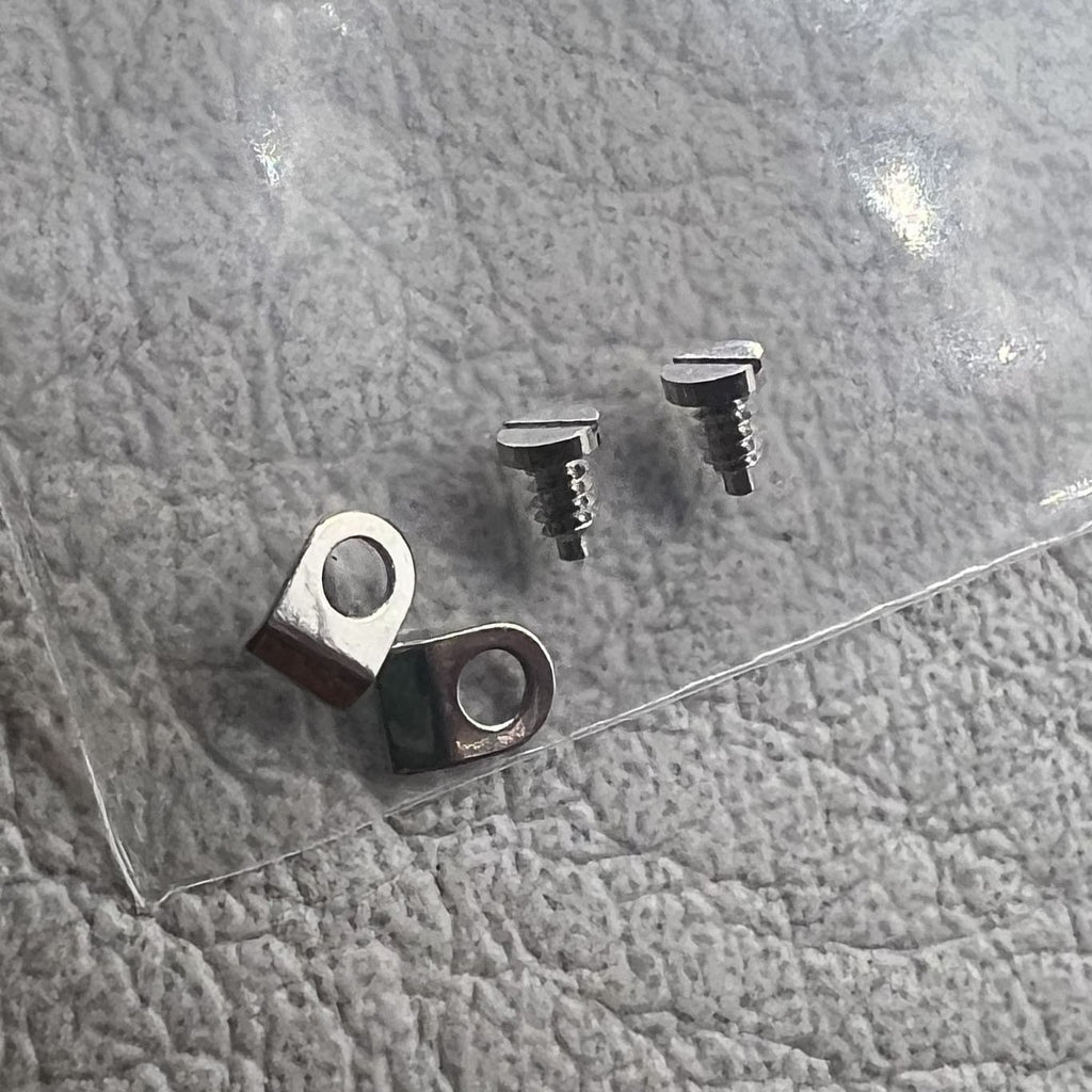 Screws x4+Clamps x4 Silver Casing Clamp+Screws Fit for Seagull ST3600 ETA6497