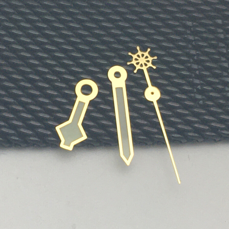 8.5*12*12.5mm Green Luminous Watch Hands Set For NH35A/NH36A A39