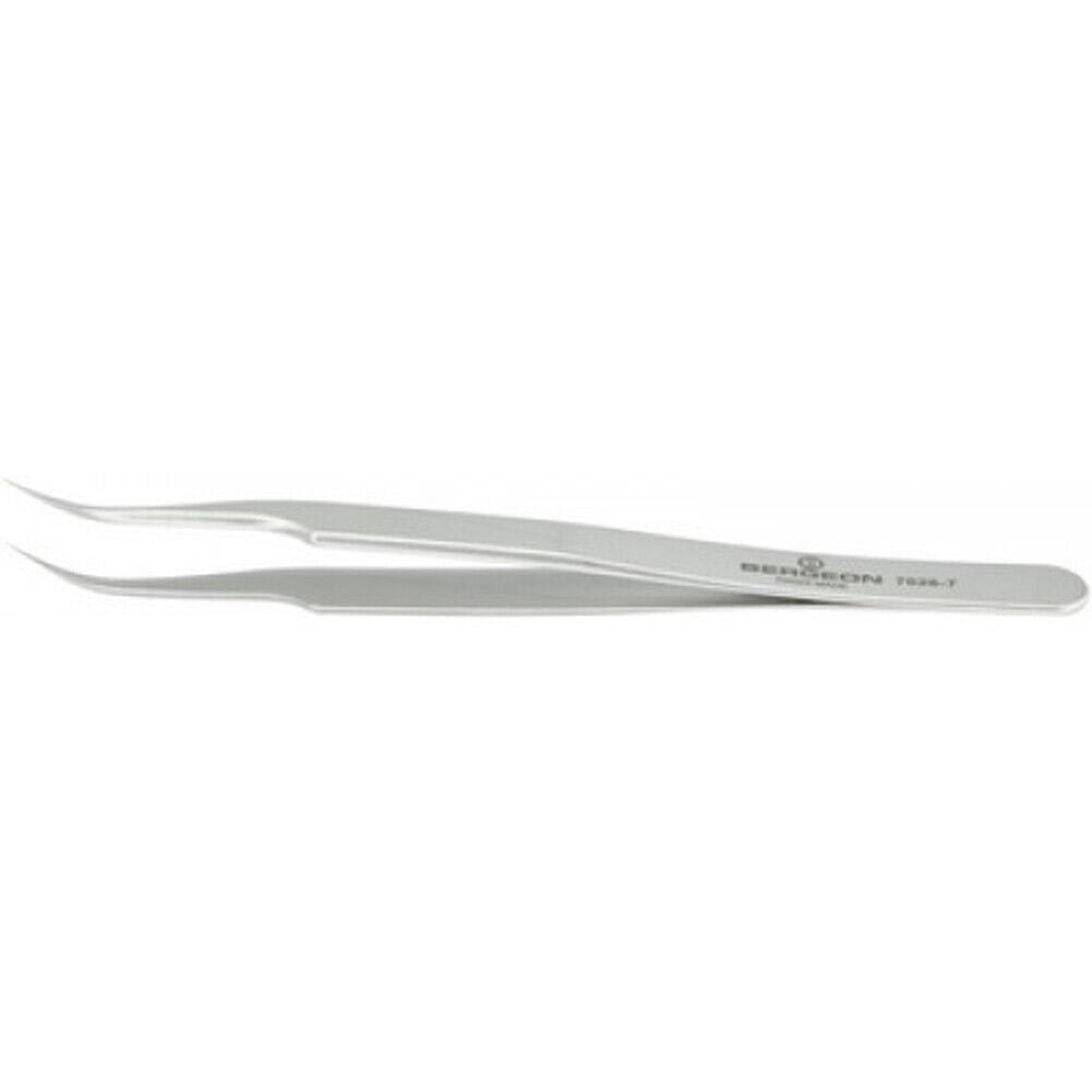 Bergeon 7026-7 Antimagnetic Tweezer Fine Curved Points Swiss Tool