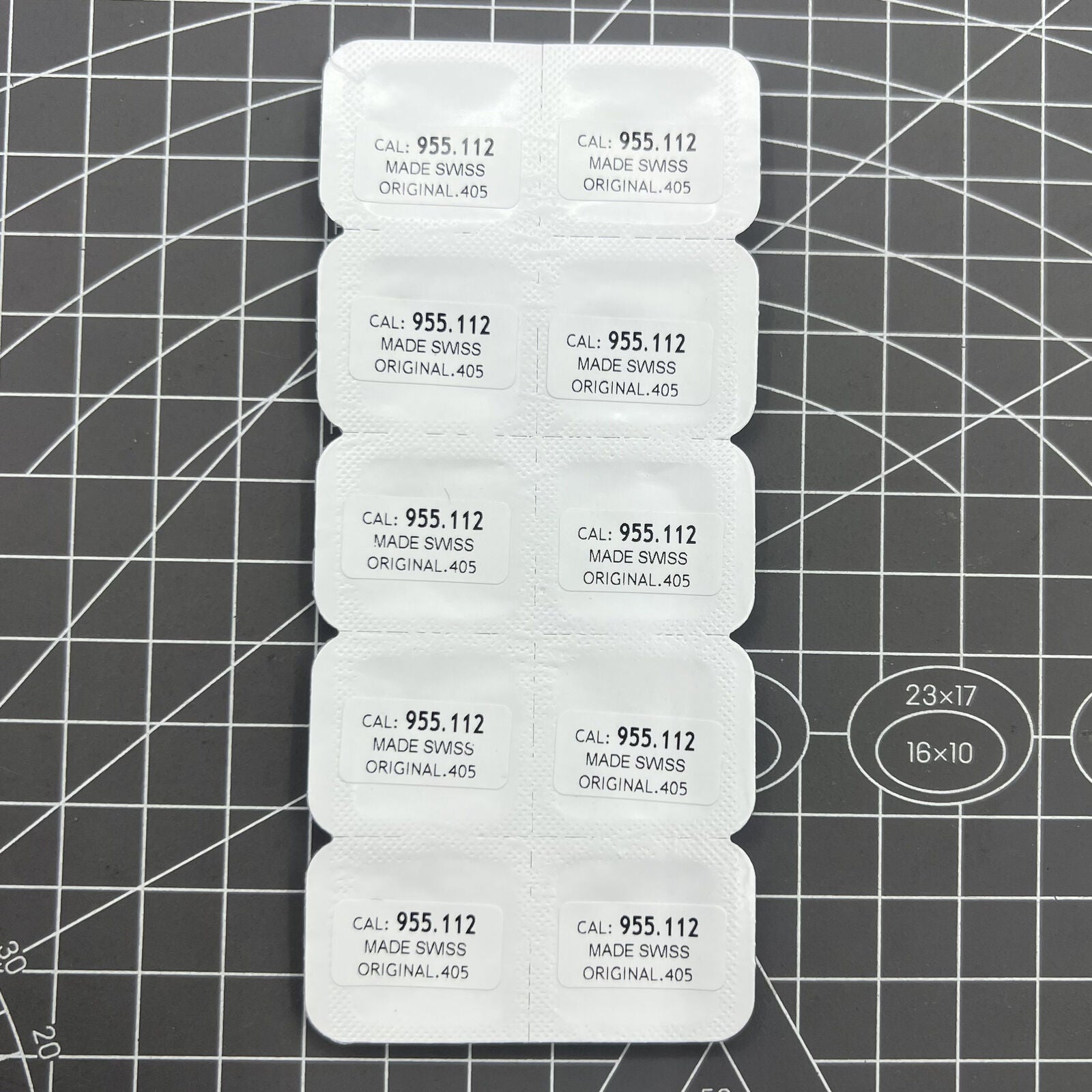 5 PIECES Generic Watch Winding Stems for ETA 955.112 / 956.112 Movement