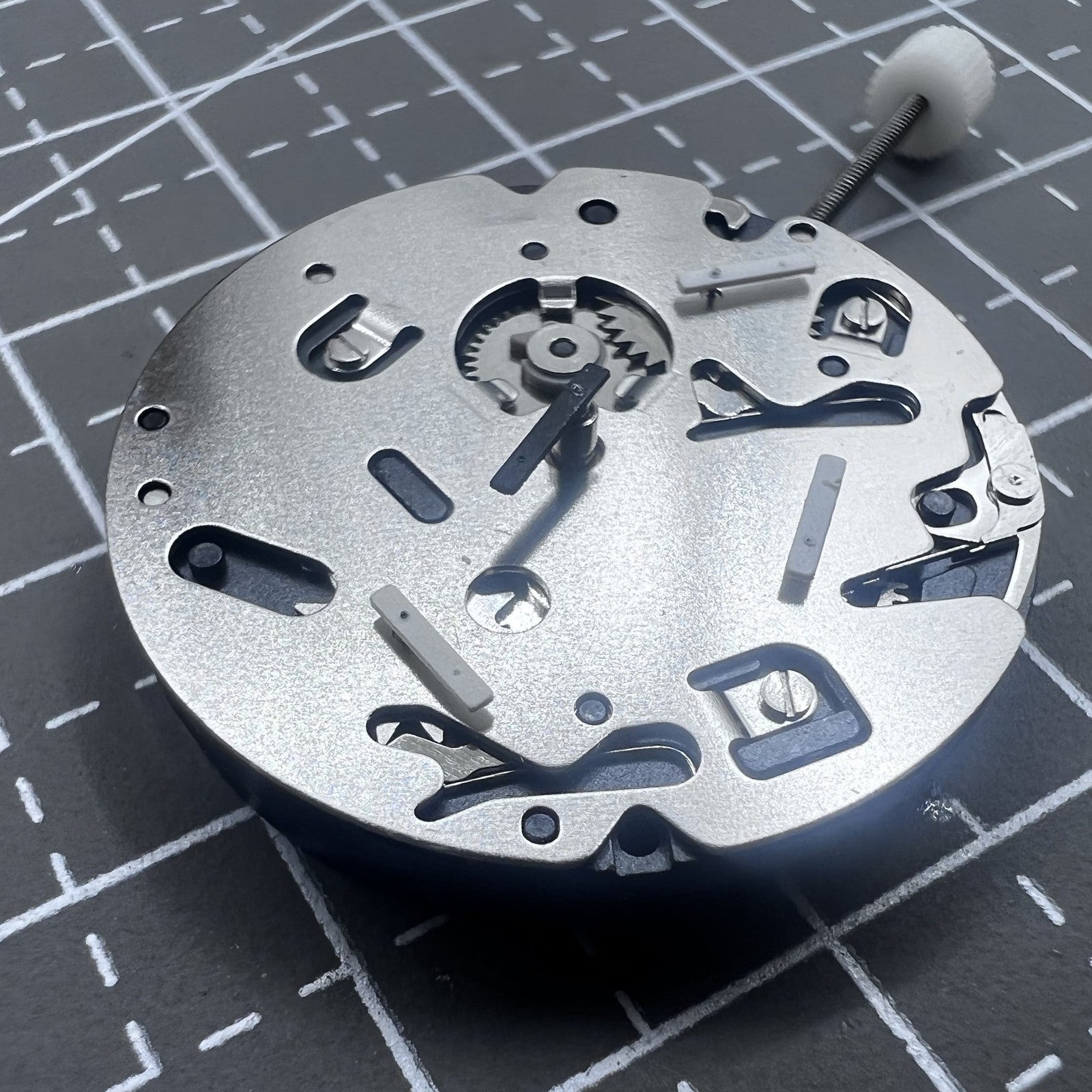 Swiss Silver ISA 9238 Quartz Movement 6 Hands Multifunctional Movement