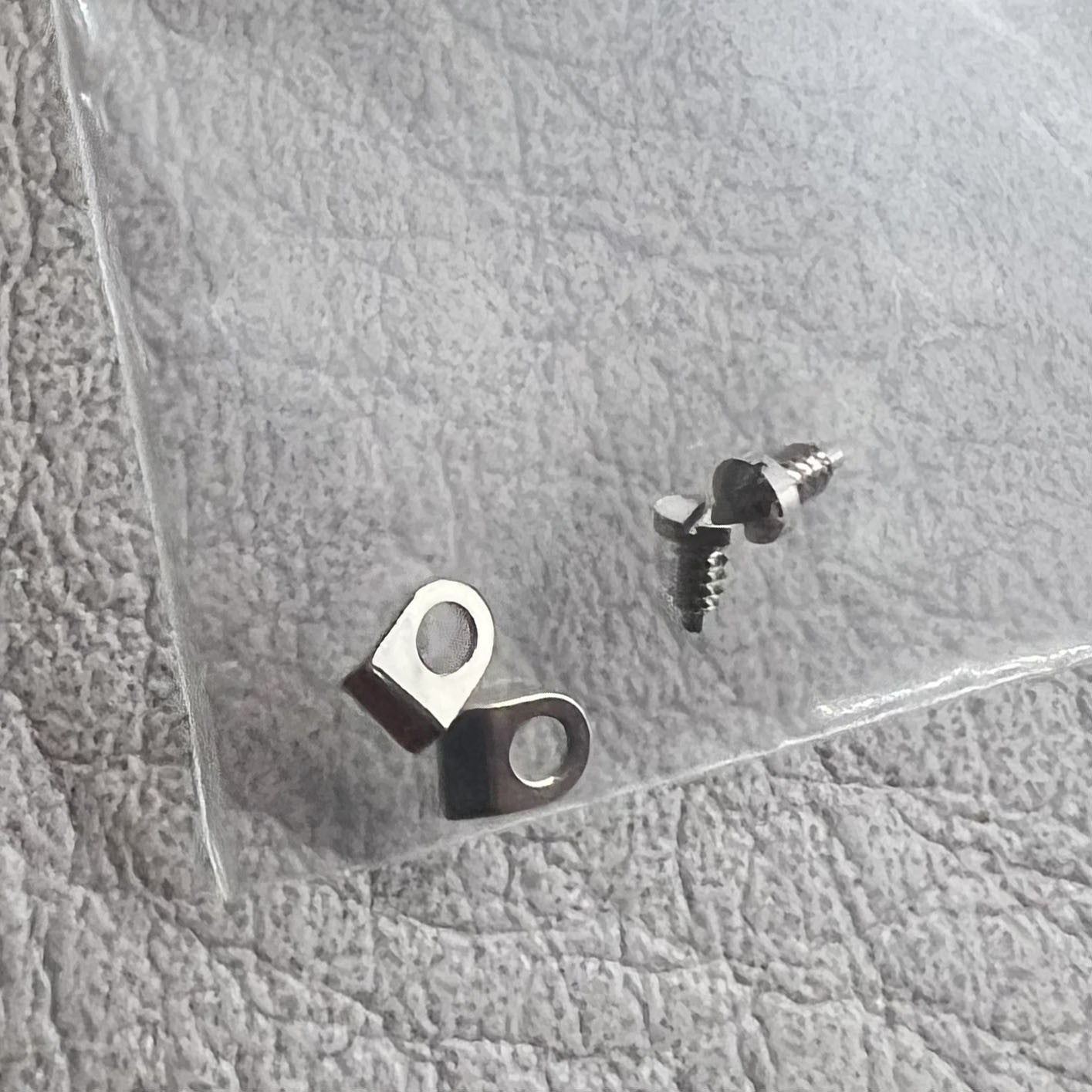 Screws x4+Clamps x4 Silver Casing Clamp+Screws Fit for Seagull ST3600 ETA6497