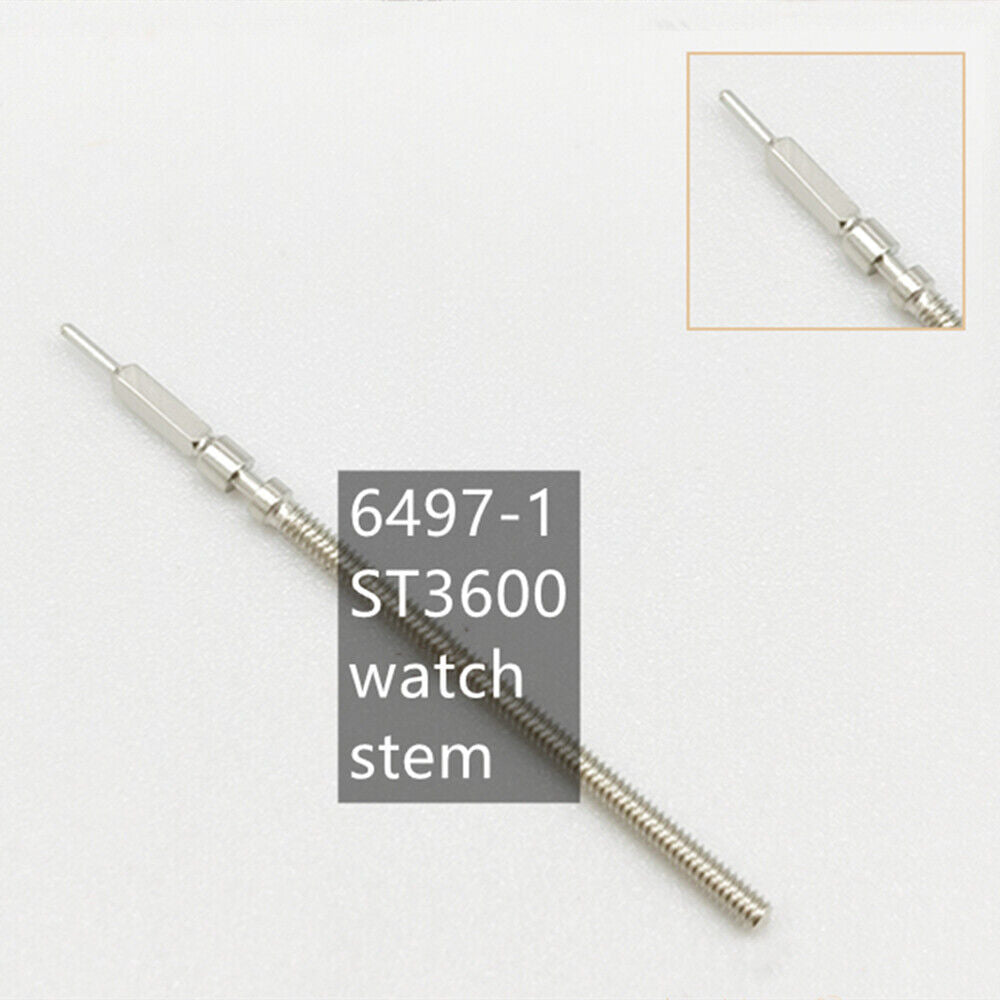 2 PIECES Watch Winding Stems for Seagull / ETA 6497-1 ST3600 Movement