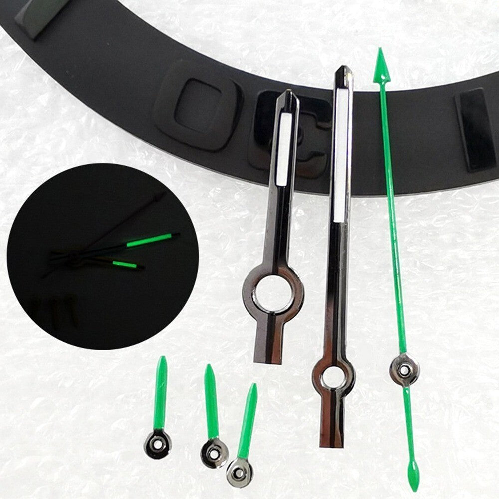 Grey Trim White Painted Watch Hands Green Lume for Japan Made VK63 Movement