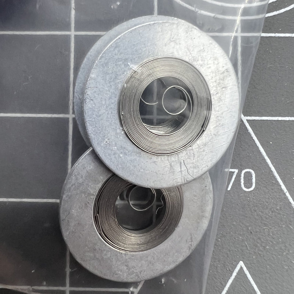 3 PIECES Silver Mainspring Generic Fit for Movement 7009#180