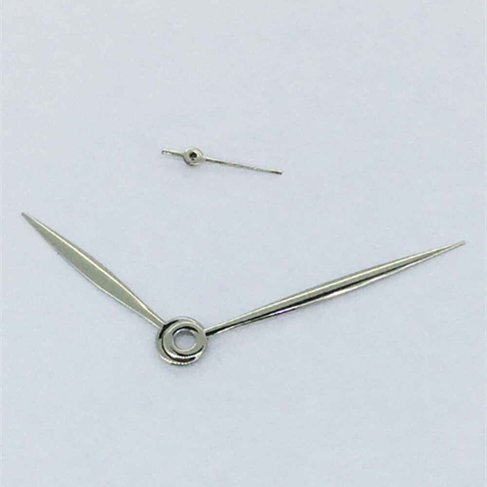 Long Silver Polished No Lume Watch Hands for ST3600/ST3620/ETA6497/6498 Movement