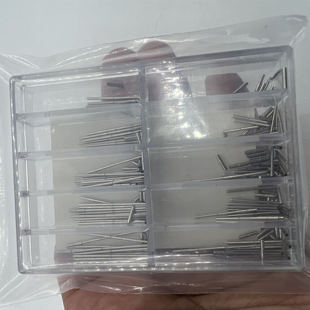1 Set S/S Pins with Tubes for Watch Bracelet Strap Adjust Pin Bar
