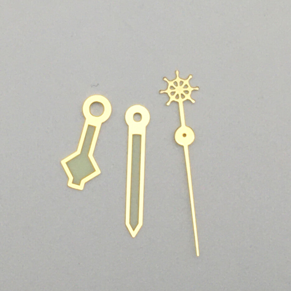 8.5*12*12.5mm Green Luminous Watch Hands Set For NH35A/NH36A A39