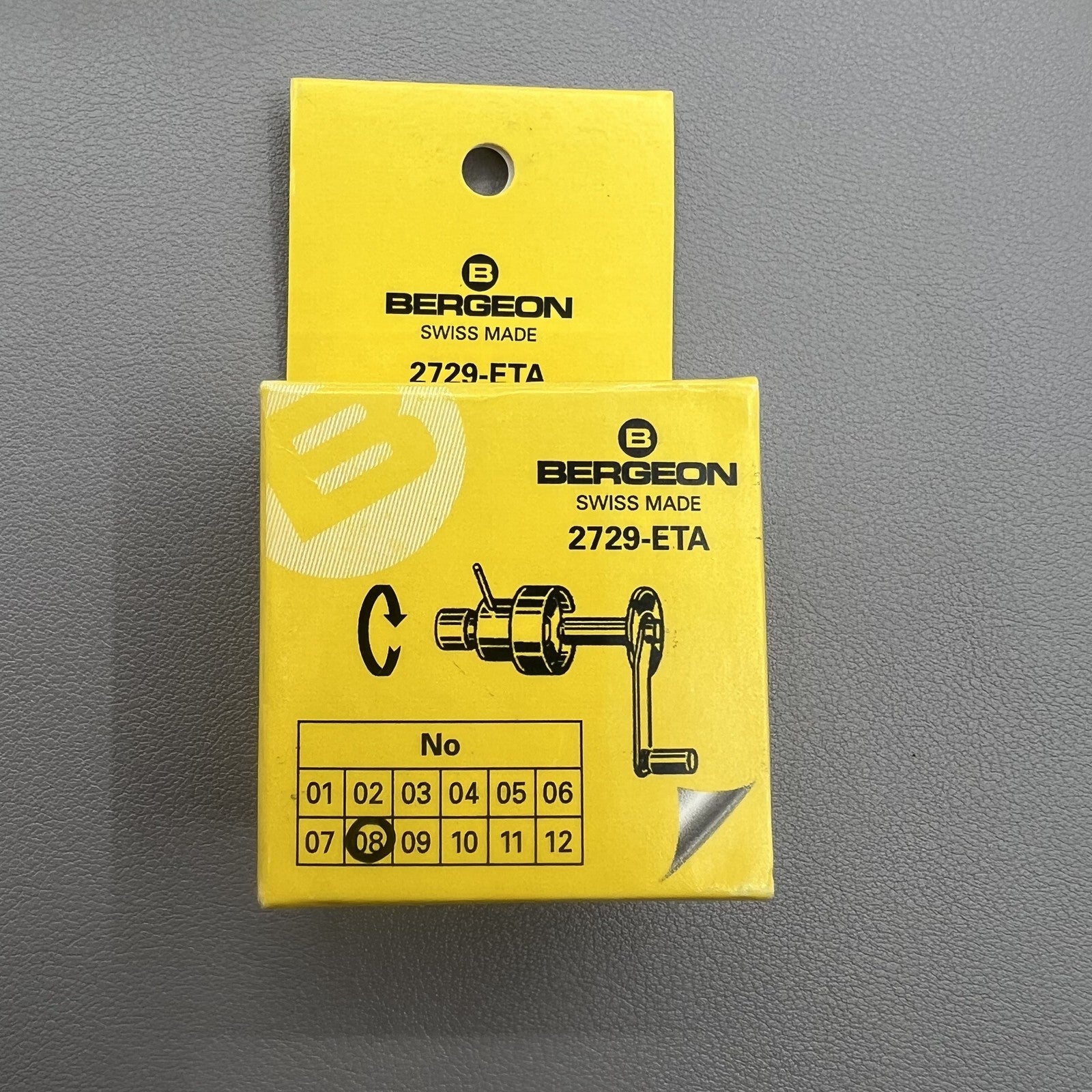 Swiss Bergeon 2729-ETA-08 Watch Mainspring Winder Spare Barrels For ETA Calibres