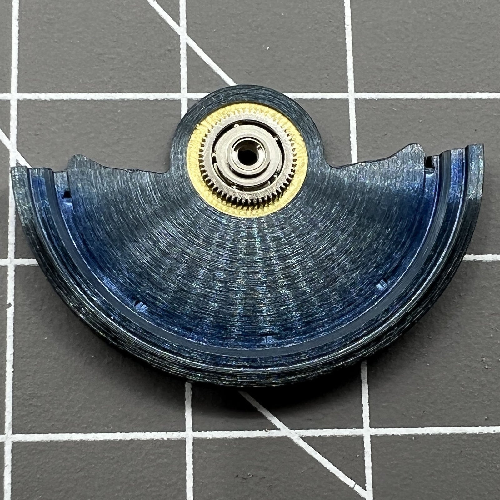 Blue Sea Wave Carved Rotor Oscillating Weight for Miyota NH35 NH36 Movement