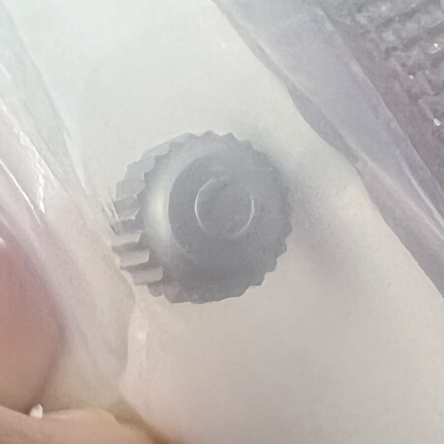 Titanium Grey Watch Crown No Screwed Fit for Seamaster 300 Watch Cases 231.20