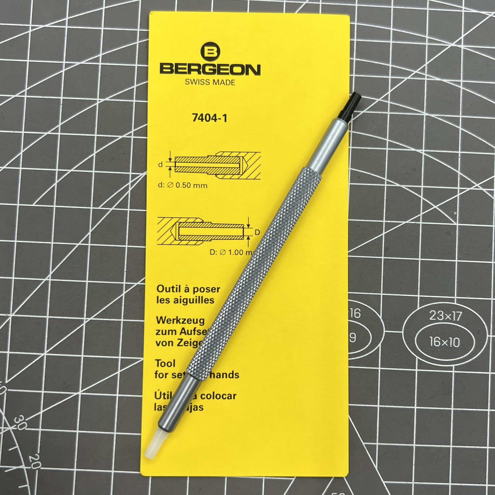 Swiss Bergeon 7404-1 Watch Hand Fitting Tool