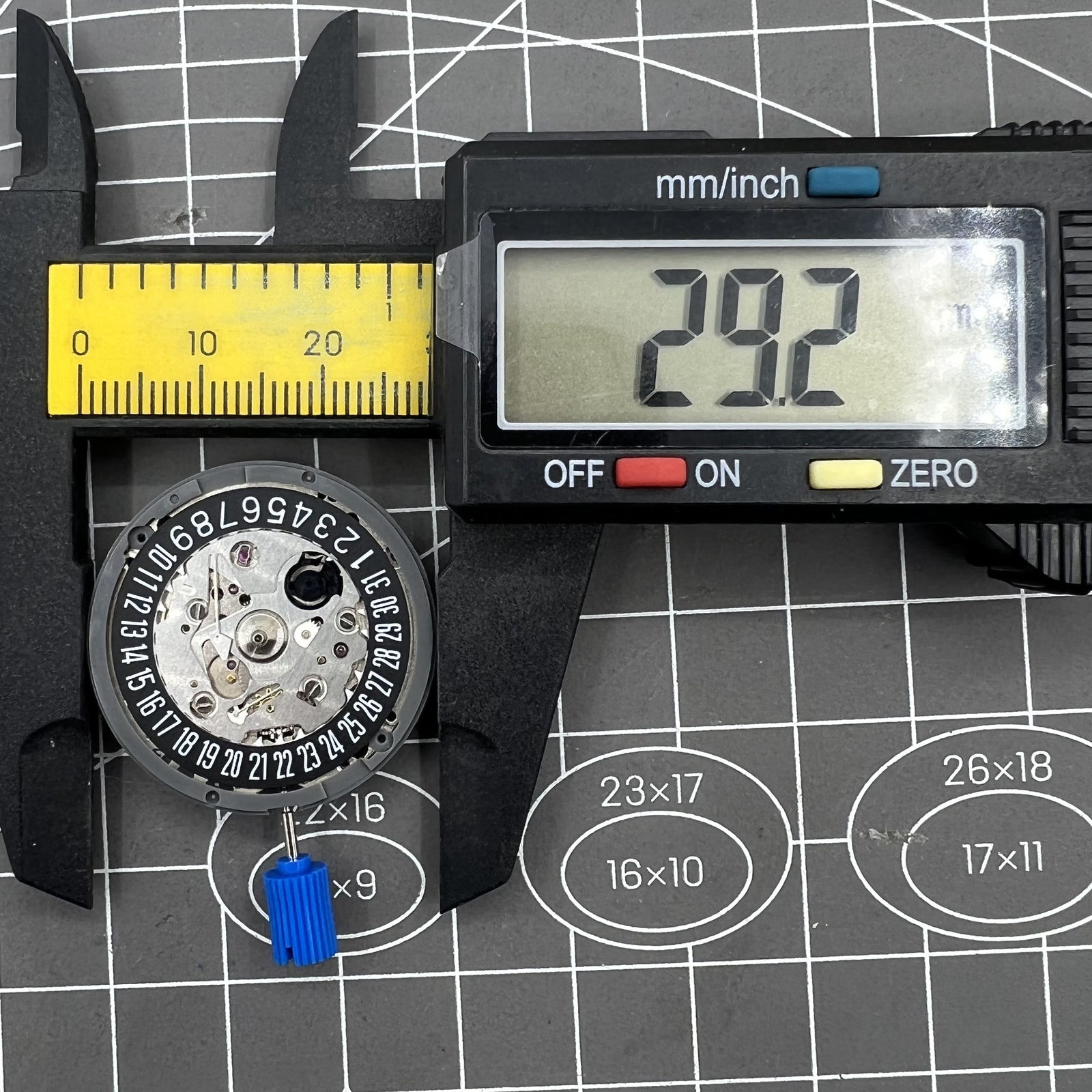 Seiko NH35A Automatic Mechanical Movement Black Wheel Date at 6 24 Jewels