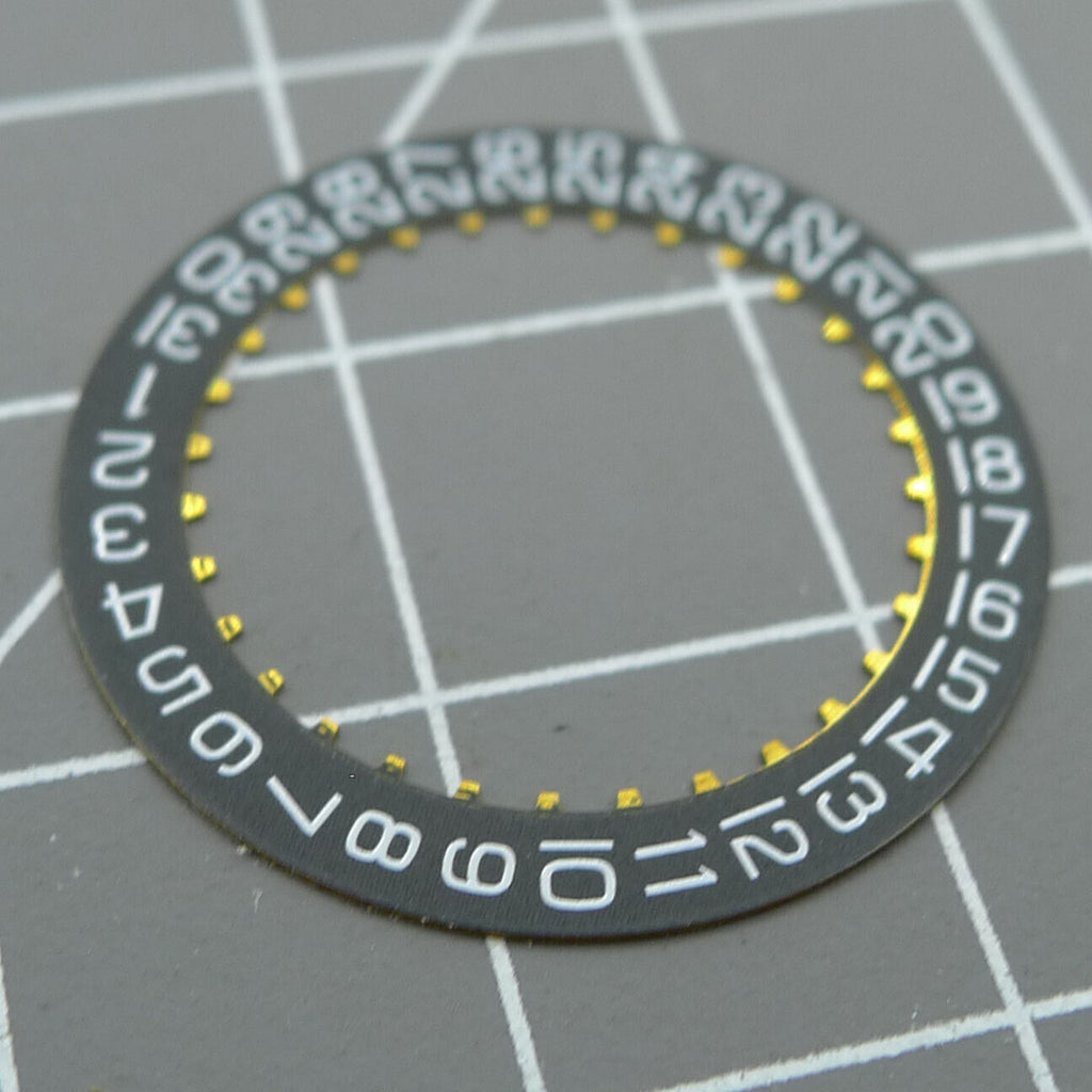 2 PIECES Generic Date@3 Black Date Disk Wheel for ETA2824-2 2892 Movement