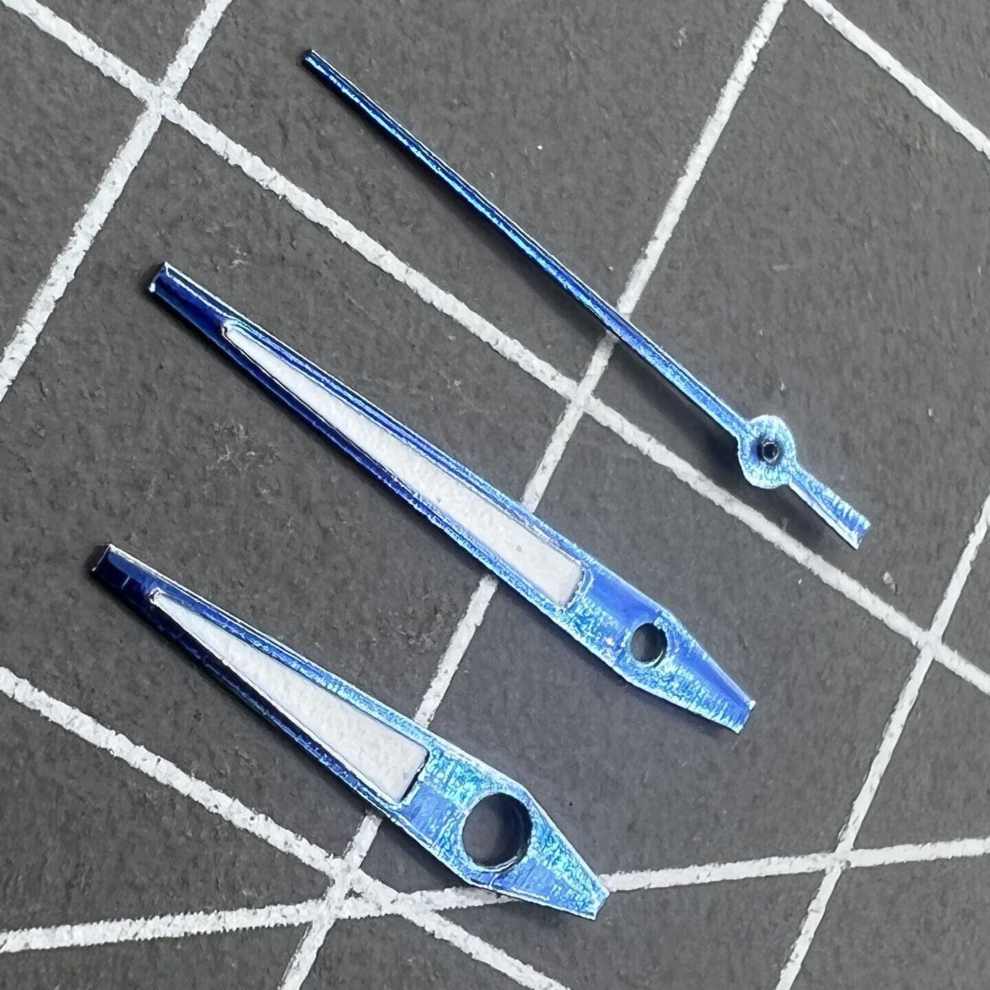 2 Sets/Pack Blue Trim Green Lume Hands for Miyota 2315 2035 2036 2115 2305