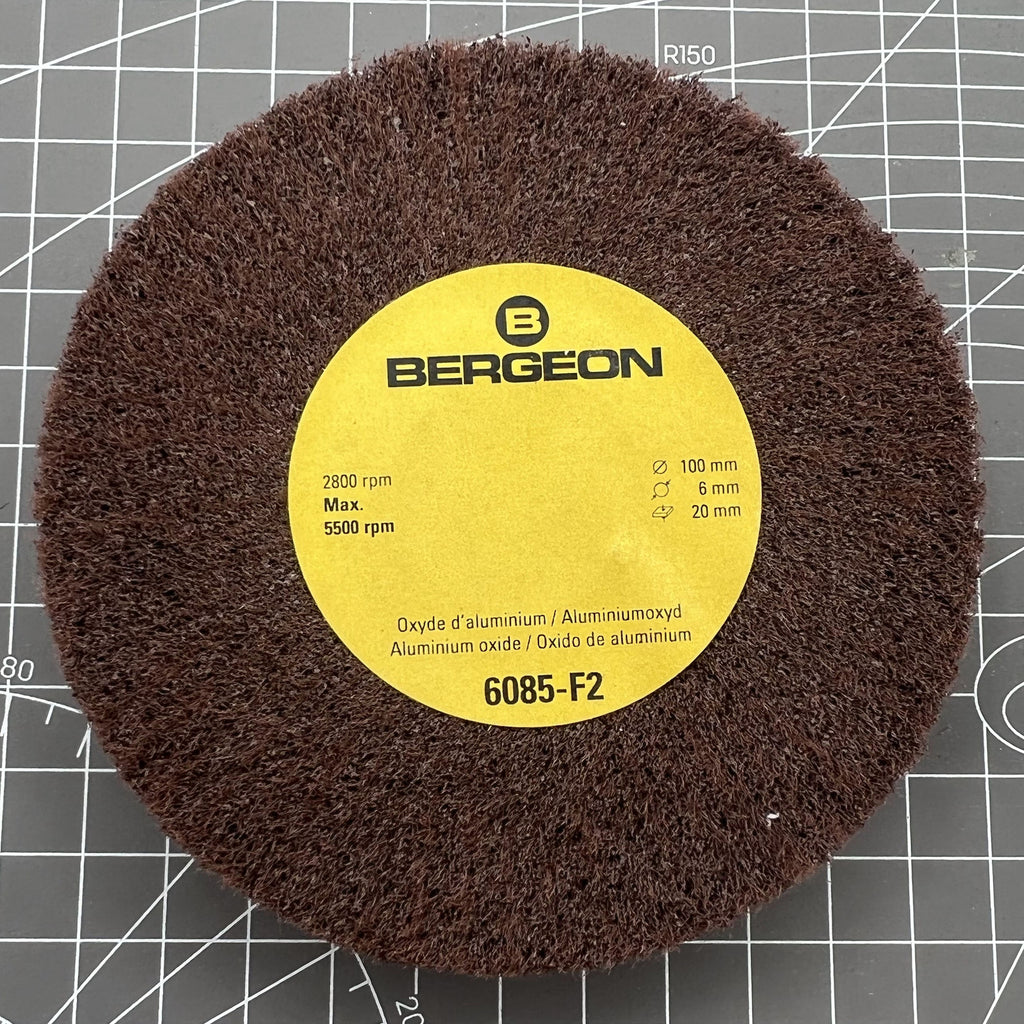 Swiss Bergeon 6085-F2 Fine Grain Abrasive Wheels Aluminum Oxide Polishing Brush