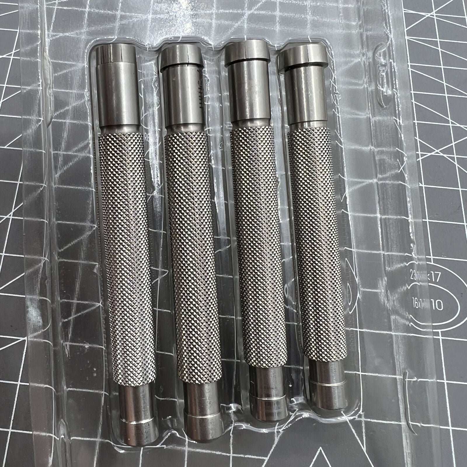 Assortment of 4PCS Stainless Steel Watch Crown Winder Tool BG 30409 Replacement