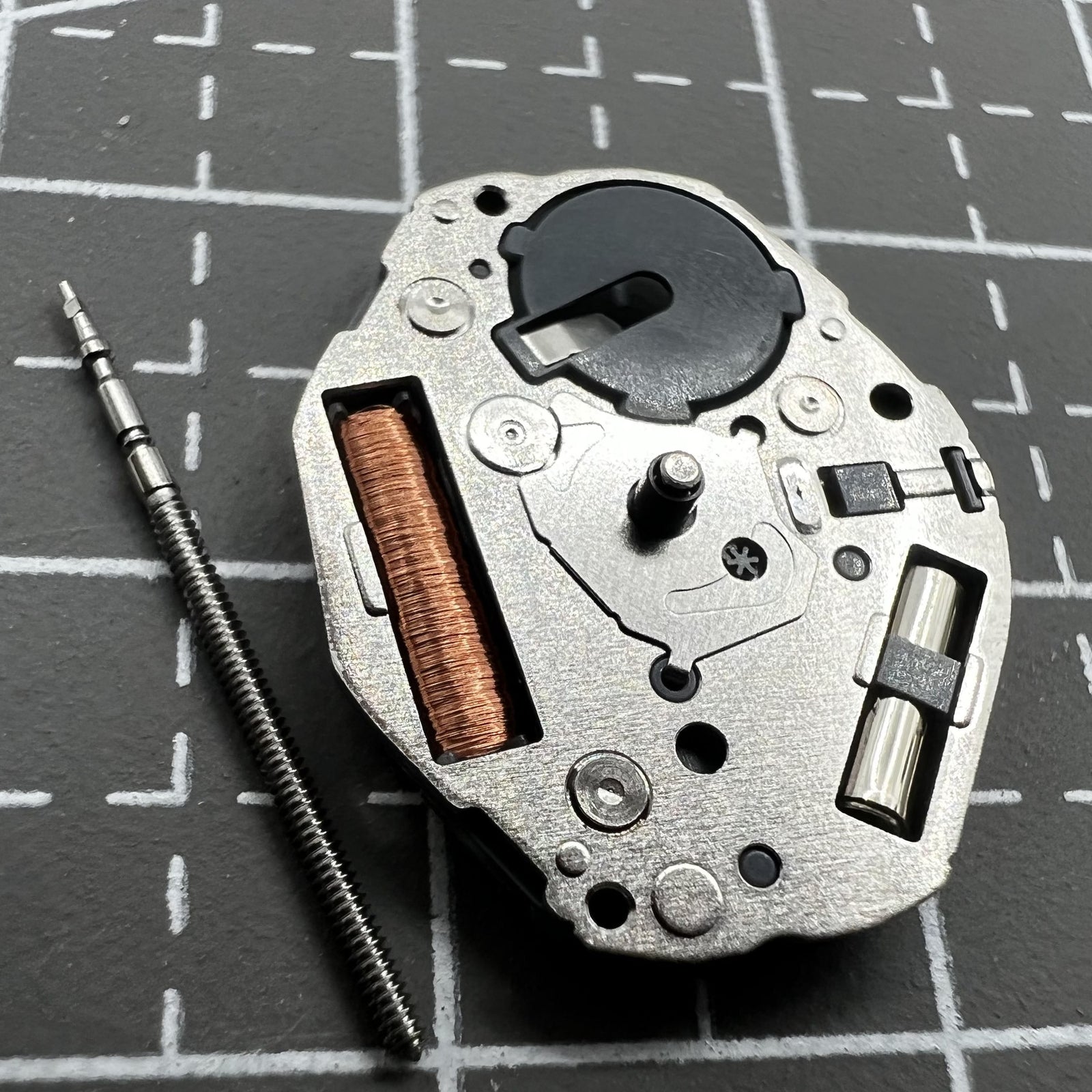 Miyota GL24 Quartz Movement 2 Hands Silver Movement