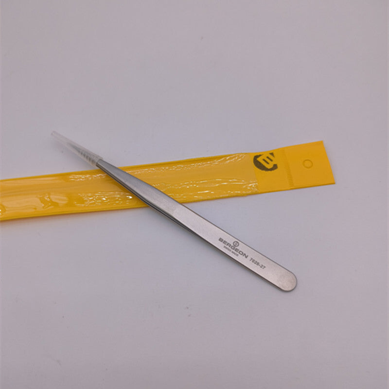 Individual Bergeon 7026-27 Series Anti-Magnetic Tweezers Stainless Steel