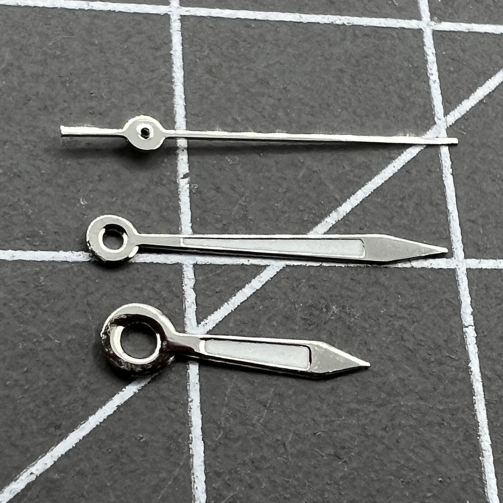 2 Sets/Pack12mm Silver Green Luminous Hands for Ronda 515 Quartz Movement